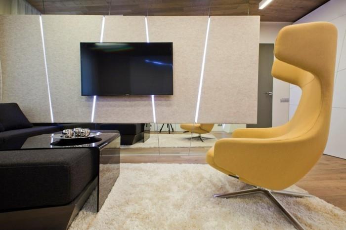 moderni olo moderni ja toimiva huonekalu ja raikkaat väriyhdistelmät