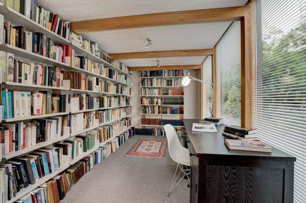 modulaarinen kuutio puutarhavaja esivalmistettu talo kirjasto kirjahyllypöytä
