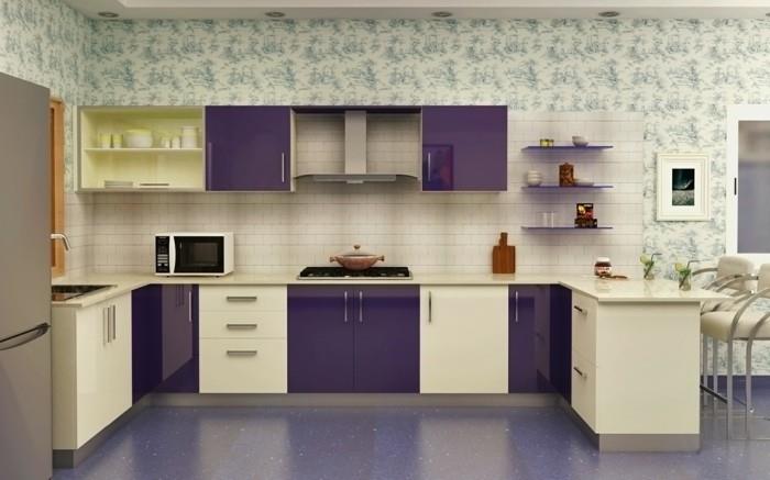 modulaarinen keittiö moderni keittiöratkaisut ja valkoiset metrolaatat