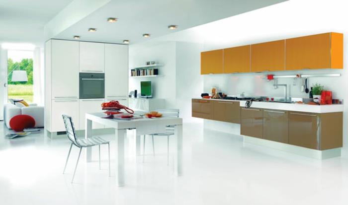 modulaariset keittiöt yksittäiset keittiöt kiiltävät pinnat elävät trendit