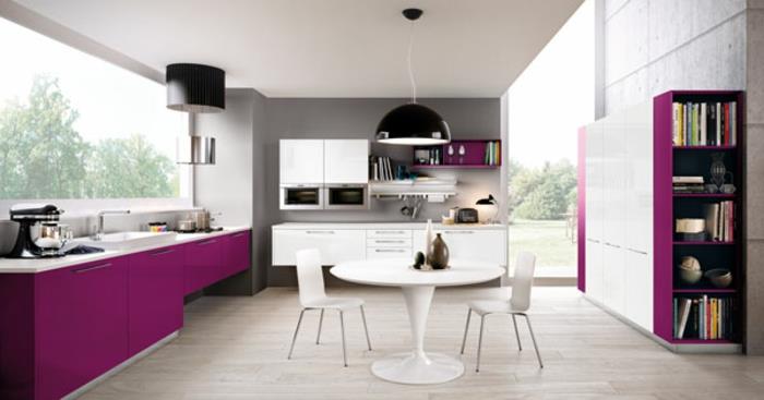modulaariset keittiöt yksittäiset keittiöt modernit keittiövälineet väri aksentti