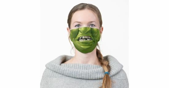 hirviön suun naamarit halloween 2020