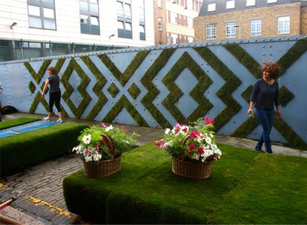 graffiti kuvia puutarhan suunnittelu aidan graffiti taiteilija anna garforth