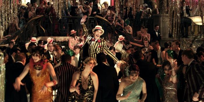 teemajuhlaideat 20 -luvun gatsby -juhlat