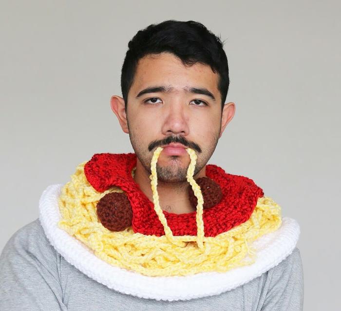 hattu neulottu neulominen spagetti