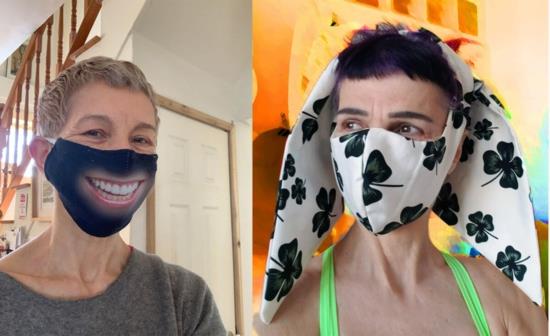 ideoita kasvonaamioihin halloween -asuihin