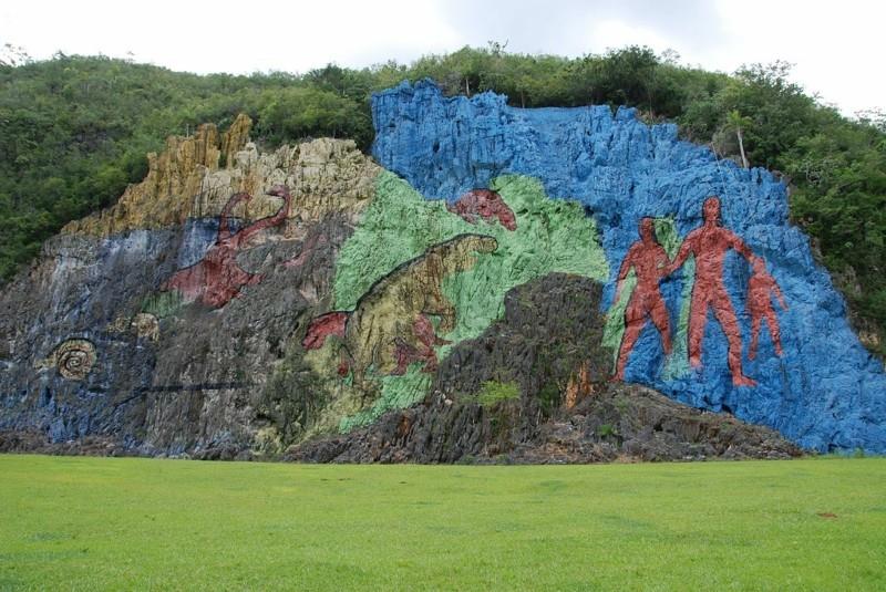 Kuuba matkustaa Vinales Valley Mural de la Prehistoria