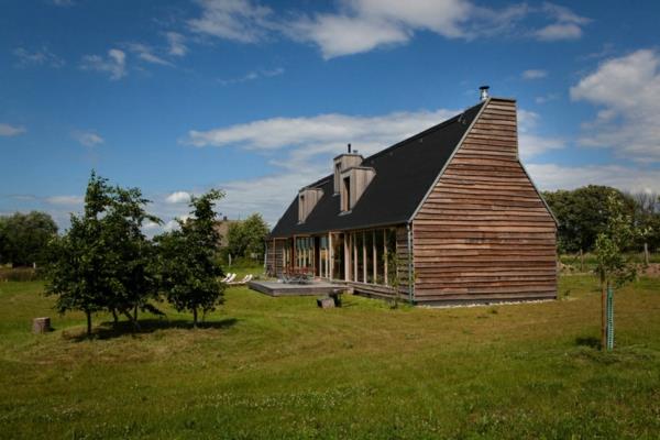 kestävä arkkitehtuuri preeria talo puutarha suunnittelu ideoita villi luonto