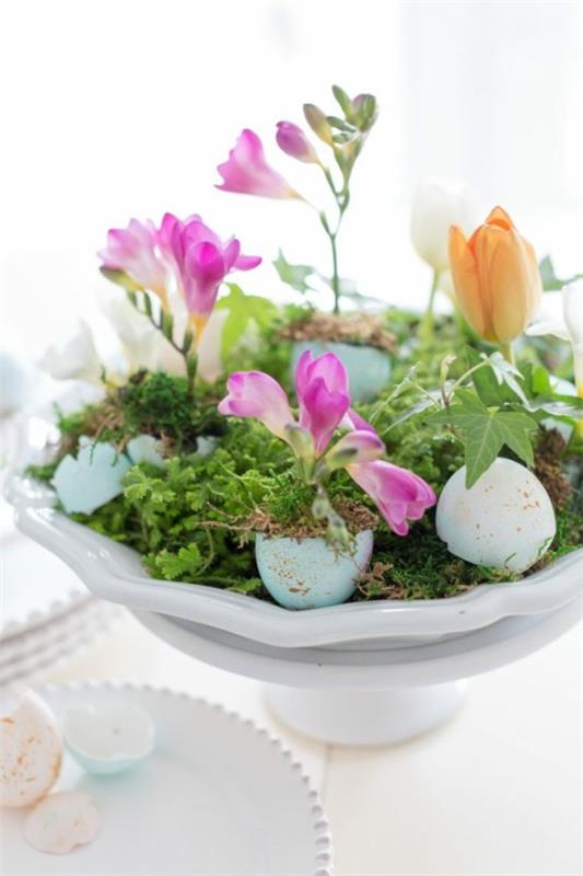 tee kestäviä pääsiäispöytäkoristeita pääsiäiseksi itse