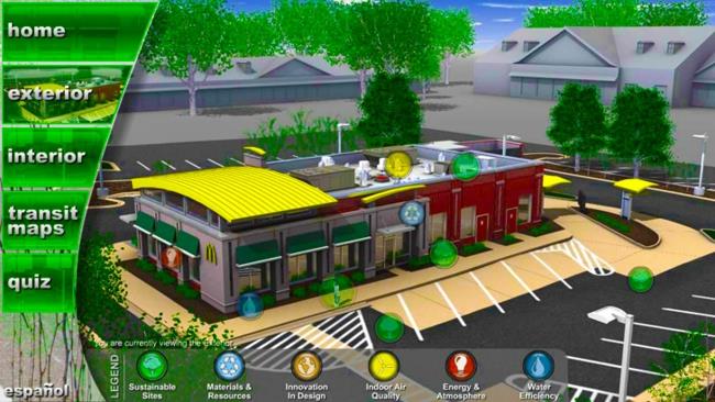 kestävän kehityksen arkkitehtuuri McDonaldsin kestävä rakennus vihreä arkkitehtuuri