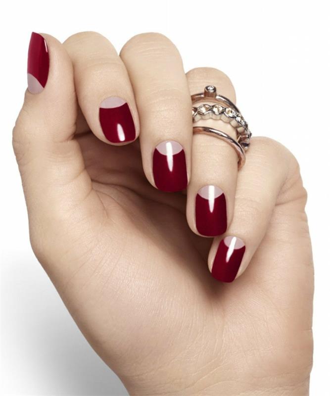 nageldesign kuvat moon teknologia punainen nageltrends
