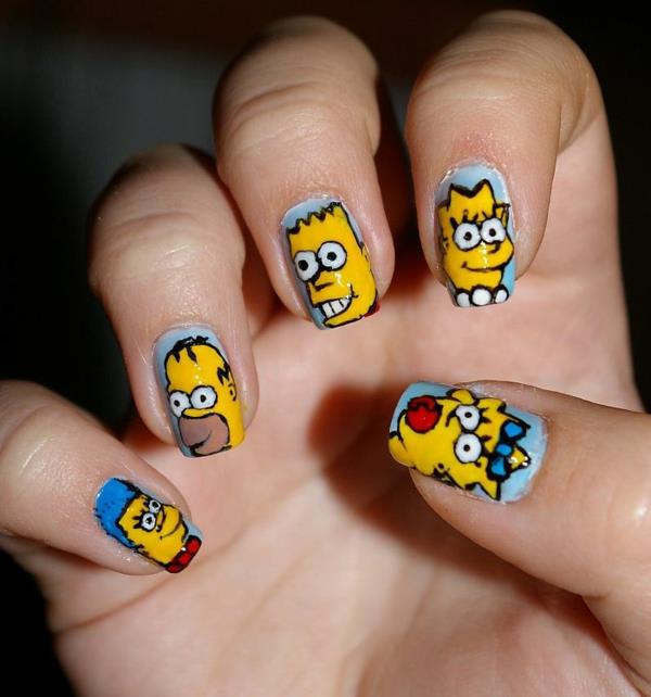 kynsilakkaideoita desislava hadzhiyska Simpsonit