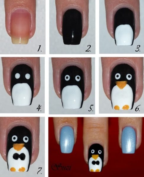 Let at oprette pingvin negle