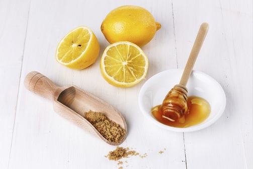 Mirakuløs citronsaft og honning til fjernelse af benhår