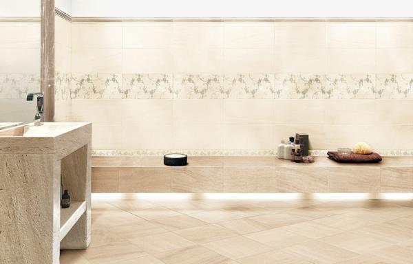 naturalsstones -kokoelma kylpyhuonelaatat seinäkuvio