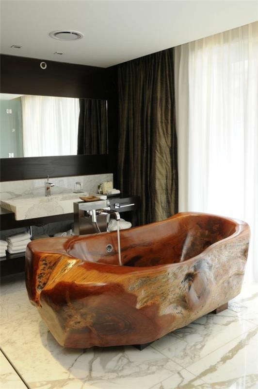 massiivipuuta massiivisia huonekaluja design kylpyamme luonnonpuuta