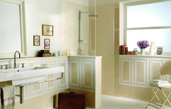 neo classica sabbia beige mosaiikki seinälaatat