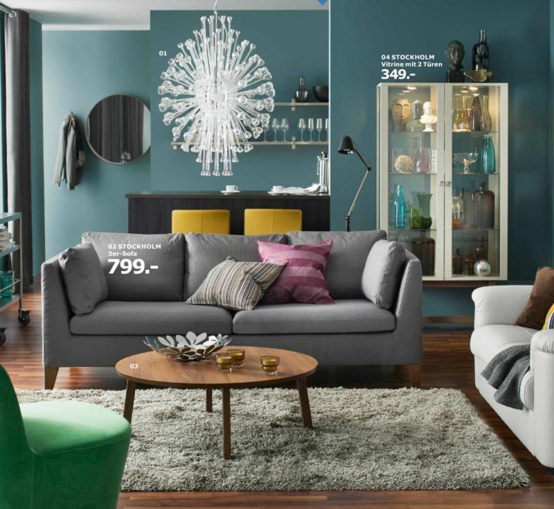 uusi Ikean luettelo olohuoneen huonekalujen online -esittely