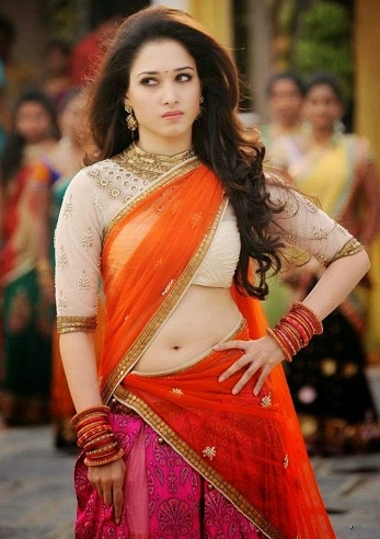 Tamanna -fotos i Half Saree