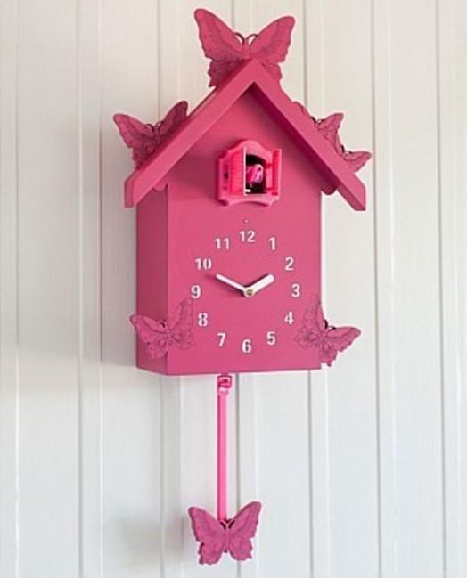 Käki kellot koristelu lastenhuone tyttöjen vaaleanpunainen