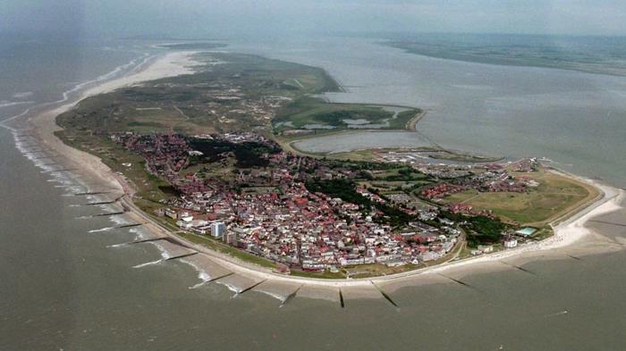 norderney north lake east frisian island white dyyni ilmakuva