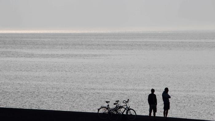 nordeney north lake itä -friisin saari valkoiset dyynit siluetteja