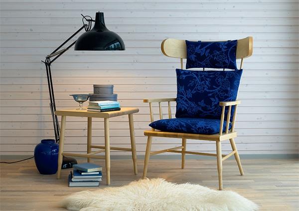 pohjoismainen olohuone ideoita design lattiavalaisin musta