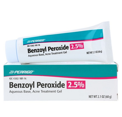 Benzoylperoxidgel til hudorme