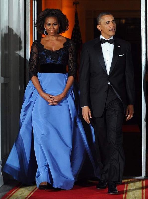 obama ja talonpoika mekko carolina herrera