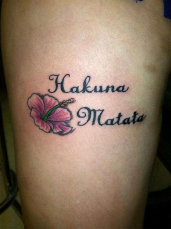 tatuointimallit motiivit hakuna matata