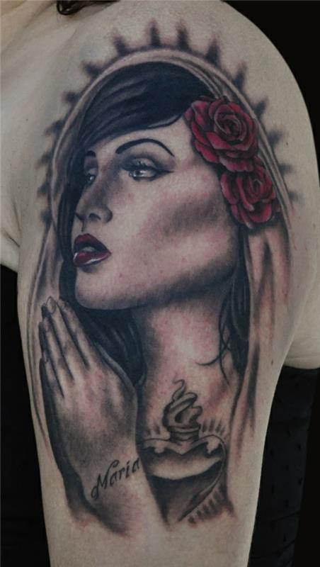 tatuointi motiiveja neitsyt mary
