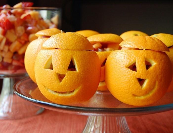 hedelmiä veistämällä appelsiinit halloween