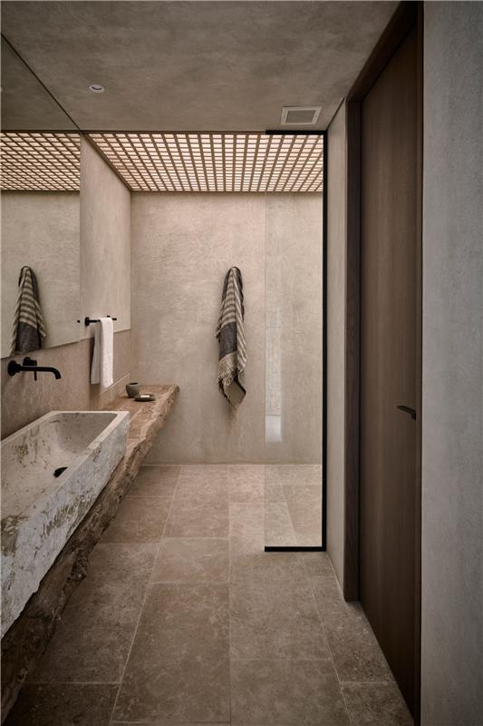 olea hotelli moderni sisustus kylpyhuone