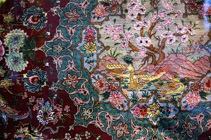 itämaiset matot kansanperinne kuvio kukka eläin persialainen
