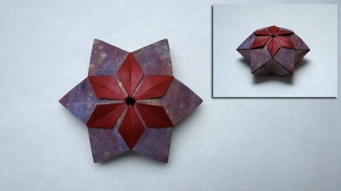 origami -ohjeet tähtien tekemiseen jouluksi