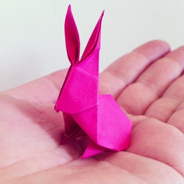 origami pupu tinker pääsiäinen koristelu ideoita tinker kanssa paperi pääsiäispupu