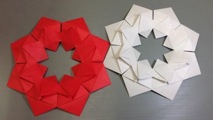 origami joulun taitto joulutähti