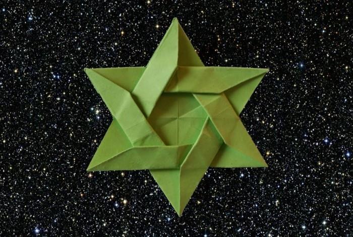 origami -joulutähti -ohjeet yksinkertaisesti paperi