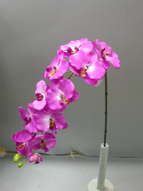 alkuperäinen ja helppo tehdä itse orkideat vaaleanpunaiset kukat koristelu