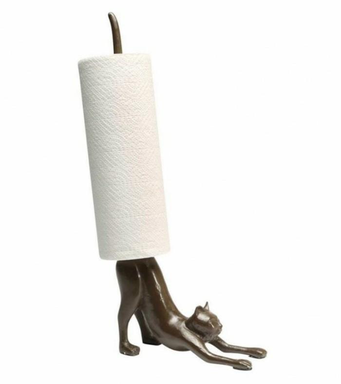 alkuperäinen wc -paperiteline kylpyhuonetarvikkeet kissan wc -paperiteline