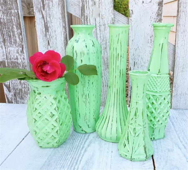 alkuperäinen diy maljakot celadon vihreä antiikki näyttää