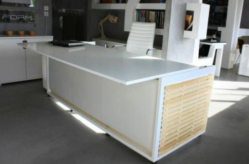 alkuperäinen pöytä-sänky studio nl valkoinen ainutlaatuinen