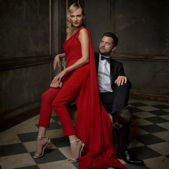 Oscar -palkinnot muotokuvista Diane Kruger Joshua Jackson juhli siunattua turhamaisuusmessua