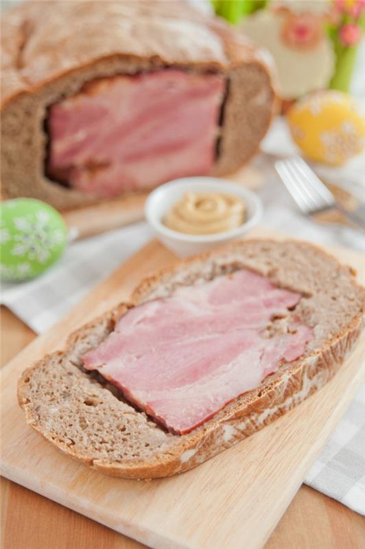 Pääsiäisleivän tekeminen kinkun kanssa