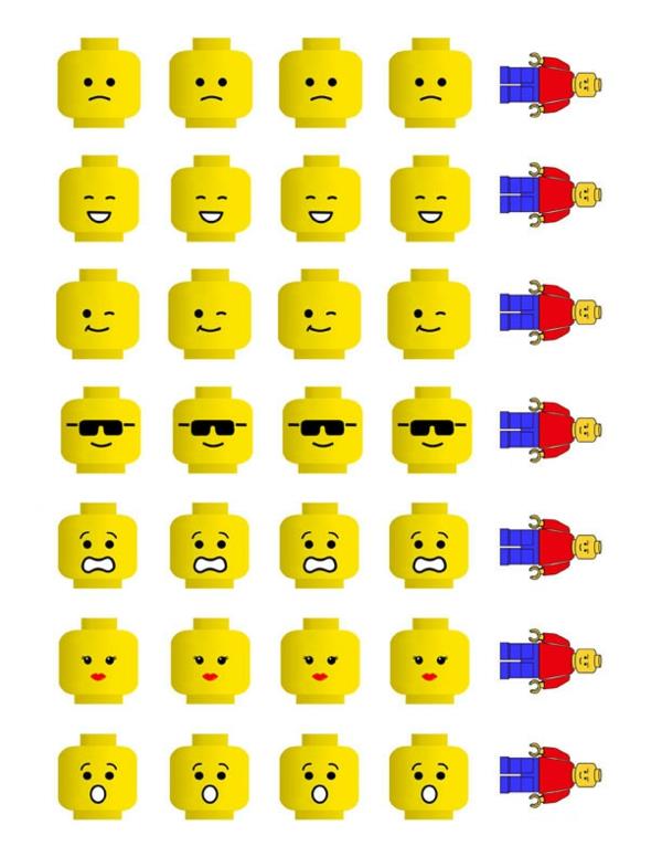 tee pääsiäiskoristeita lasten kanssa Lego -tiiletarrat koristavat pääsiäismunia