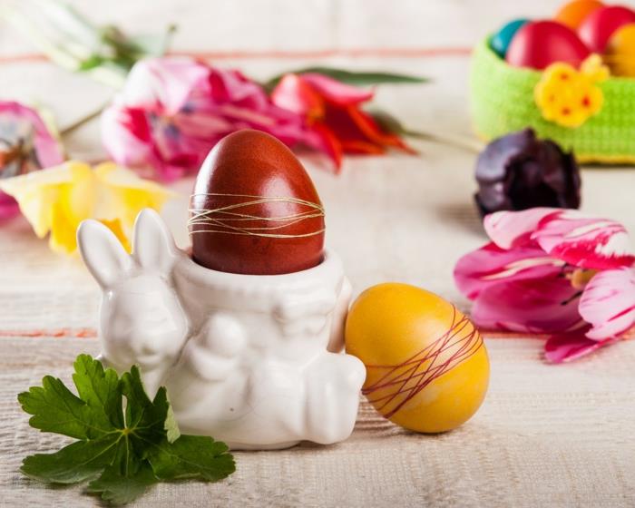 väri pääsiäismunat yksiväriset munat muoto ohuet langat pääsiäiskoriste