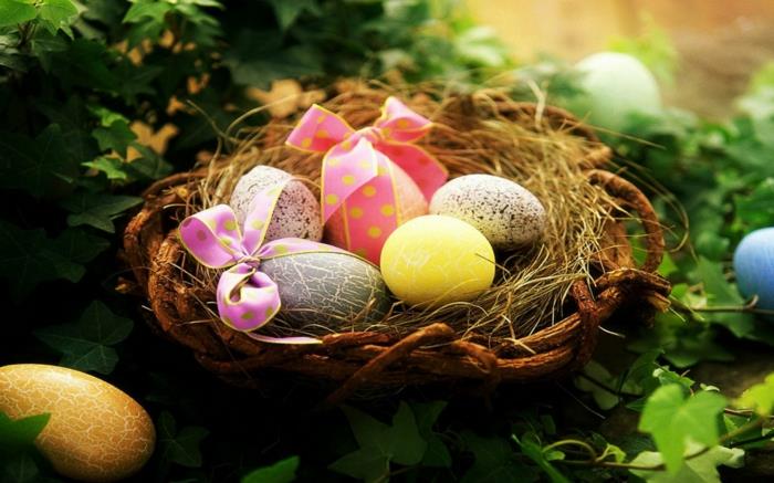 pääsiäismunien koristeluideoiden tekeminen tekee pääsiäiskoristeet itse