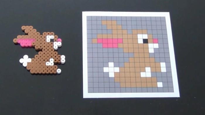DIY pääsiäispupu tinker perler helmiä