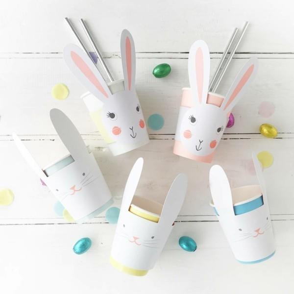Pääsiäispupu -kuppipidike Pääsiäinen käsitöitä paperi -ideoilla