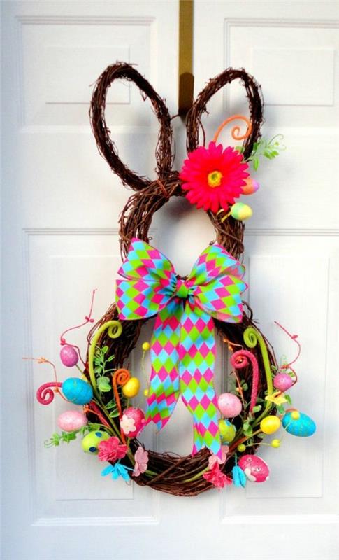 tinker pääsiäinen seppele luova tinkering ideoita pääsiäispupu varhaiset värit